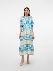 Vero Moda VMROSANNA Robe longue -Birch - 10303742