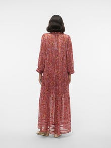 Vero Moda VMHEDI Pitkä mekko -Barn Red - 10303746