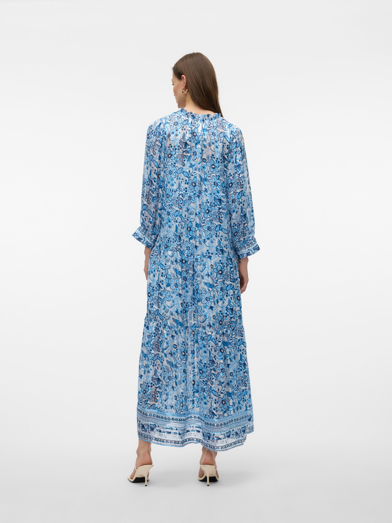 Vero Moda VMHEDI Długa sukienka -Ibiza Blue - 10303746
