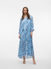 Vero Moda VMHEDI Lang kjole -Ibiza Blue - 10303746