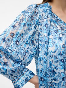 Vero Moda VMHEDI Langes Kleid -Ibiza Blue - 10303746