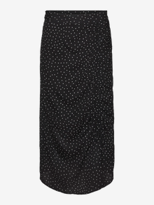 Vero Moda VMSIDRA Hög midja Lång kjol -Black - 10303751