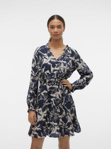 Vero Moda VMJOSIE Krótka sukienka -Navy Blazer - 10303758