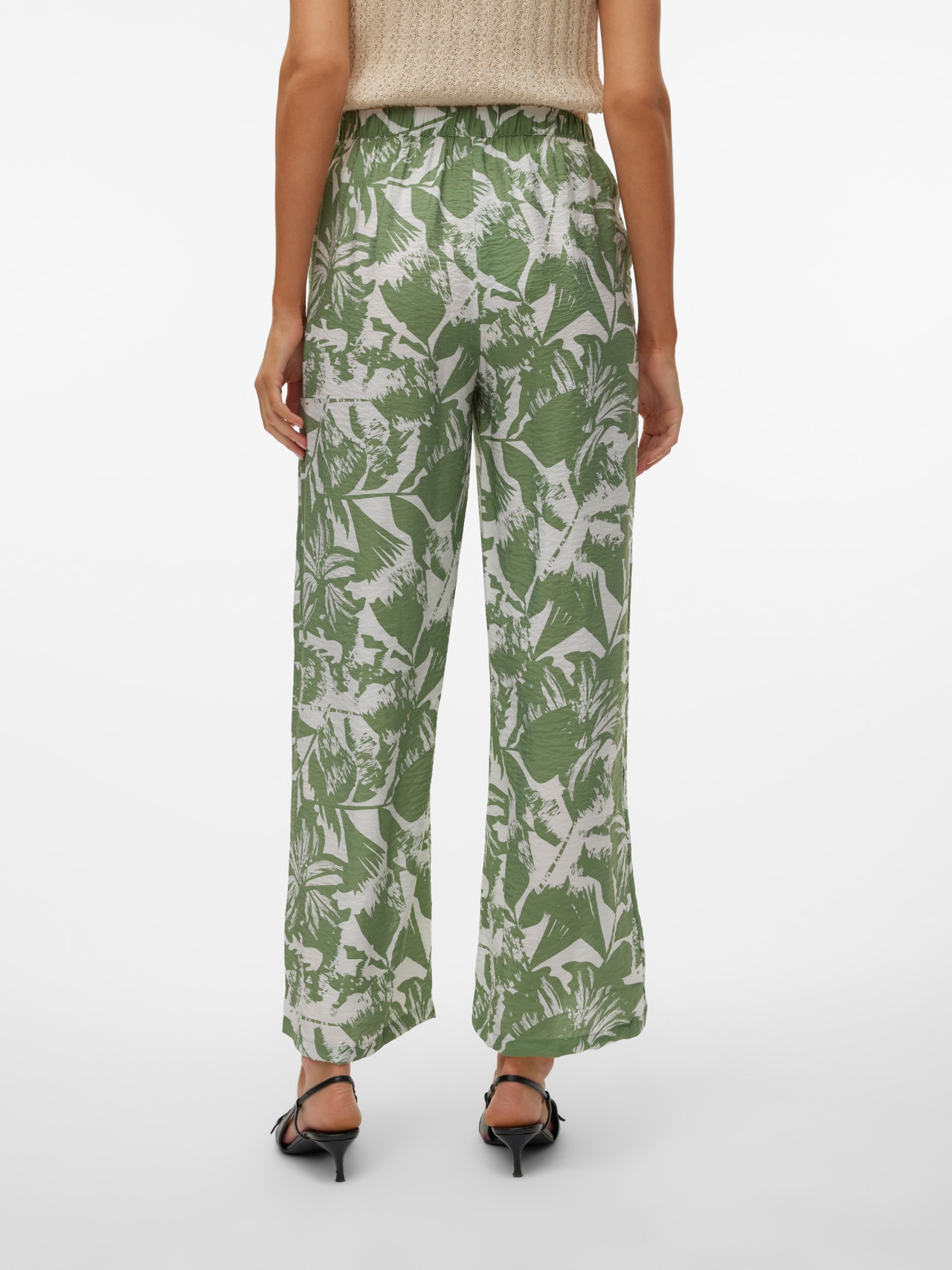 Vero Moda VMJOSIE Trousers -Hedge Green - 10303759