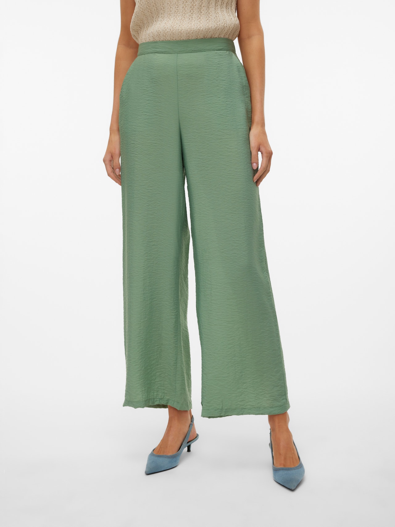 Vero Moda VMJOSIE Pantaloni -Hedge Green - 10303759