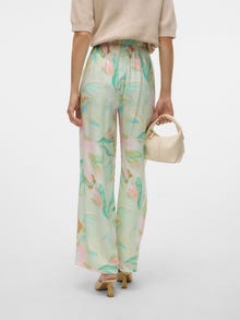 Vero Moda VMJOSIE High rise Broek -Birds Egg Green - 10303759