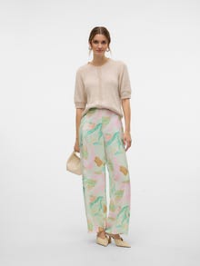 Vero Moda VMJOSIE High rise Broek -Birds Egg Green - 10303759