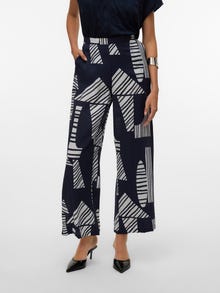 Vero Moda VMJOSIE Hohe Taille Hose -Navy Blazer - 10303759