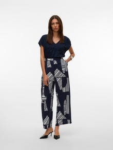 Vero Moda VMJOSIE Hohe Taille Hose -Navy Blazer - 10303759