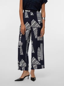 Vero Moda VMJOSIE Hohe Taille Hose -Navy Blazer - 10303759