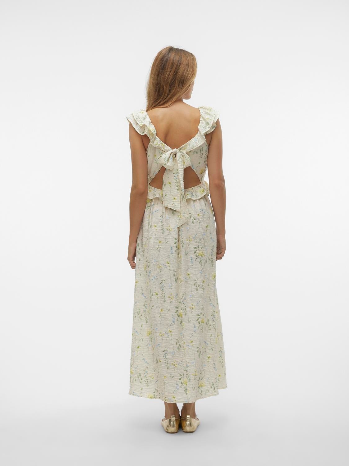 Vero Moda VMJOSIE Lång klänning -Birch - 10303761