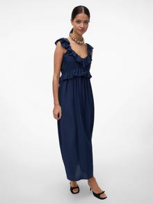 Vero Moda VMJOSIE Długa sukienka -Navy Blazer - 10303761