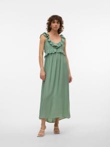 Vero Moda VMJOSIE Langes Kleid -Hedge Green - 10303761