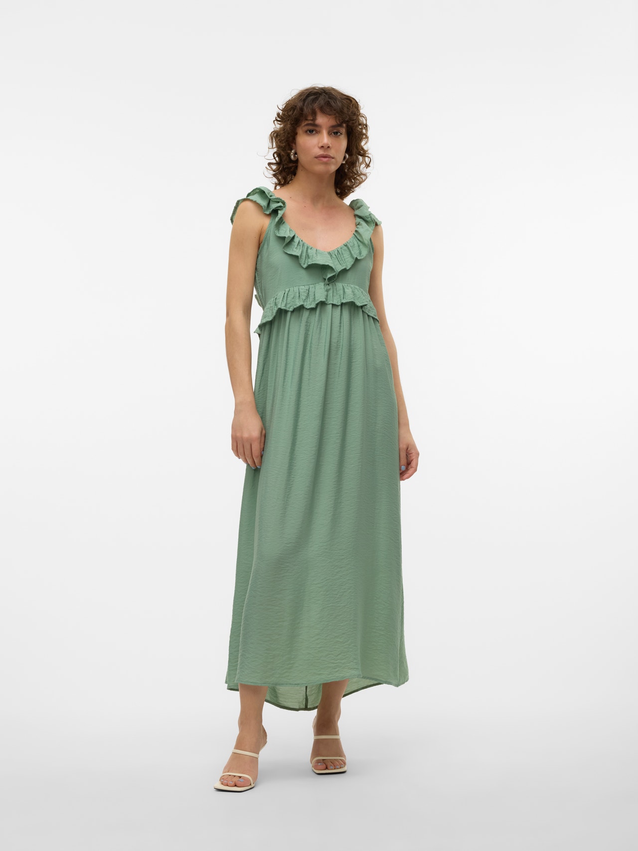 Vero Moda VMJOSIE Robe longue -Hedge Green - 10303761