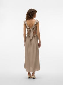 Vero Moda VMJOSIE Lang kjole -Silver Mink - 10303761
