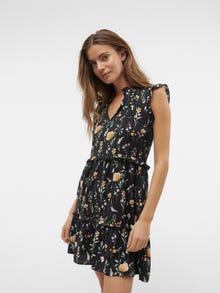 Vero Moda VMJOSIE Krótka sukienka -Black - 10303765