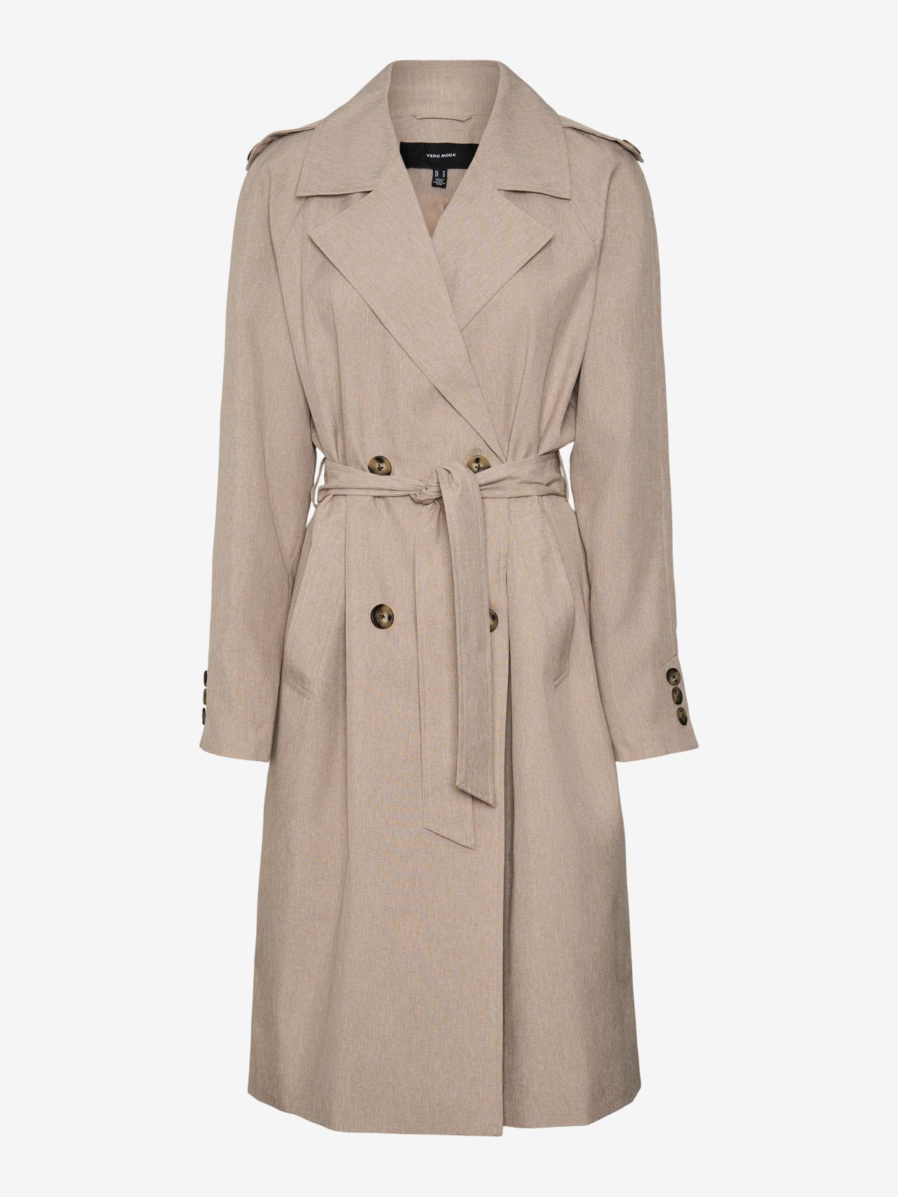 Vero Moda VMSIRI Trench-coats -Silver Mink - 10303767