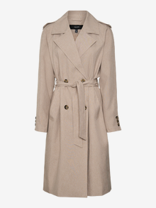 Vero Moda VMSIRI Trench -Silver Mink - 10303767