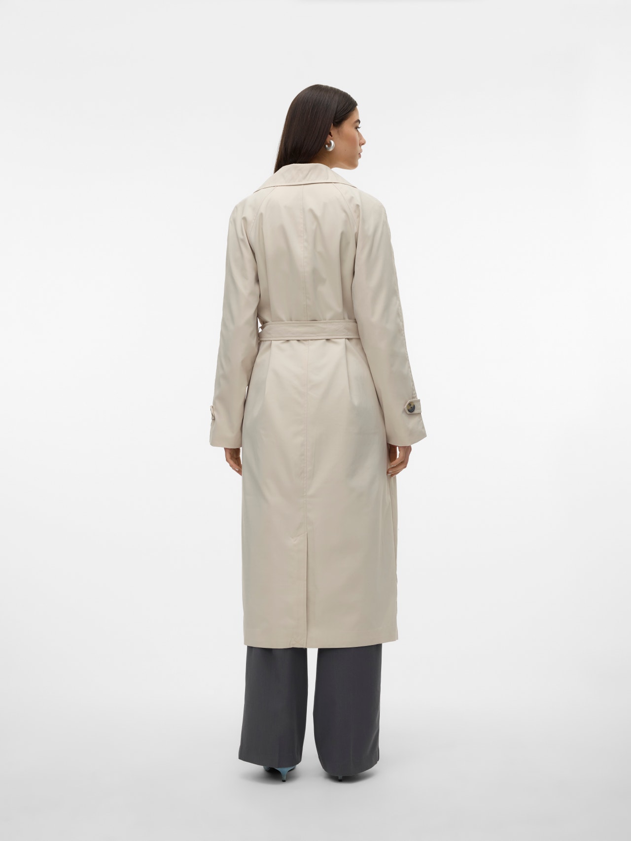 Trenchcoat Vero Moda VMTESSAGOLD - Lungo E Elegante In Poliestere - Foto 7