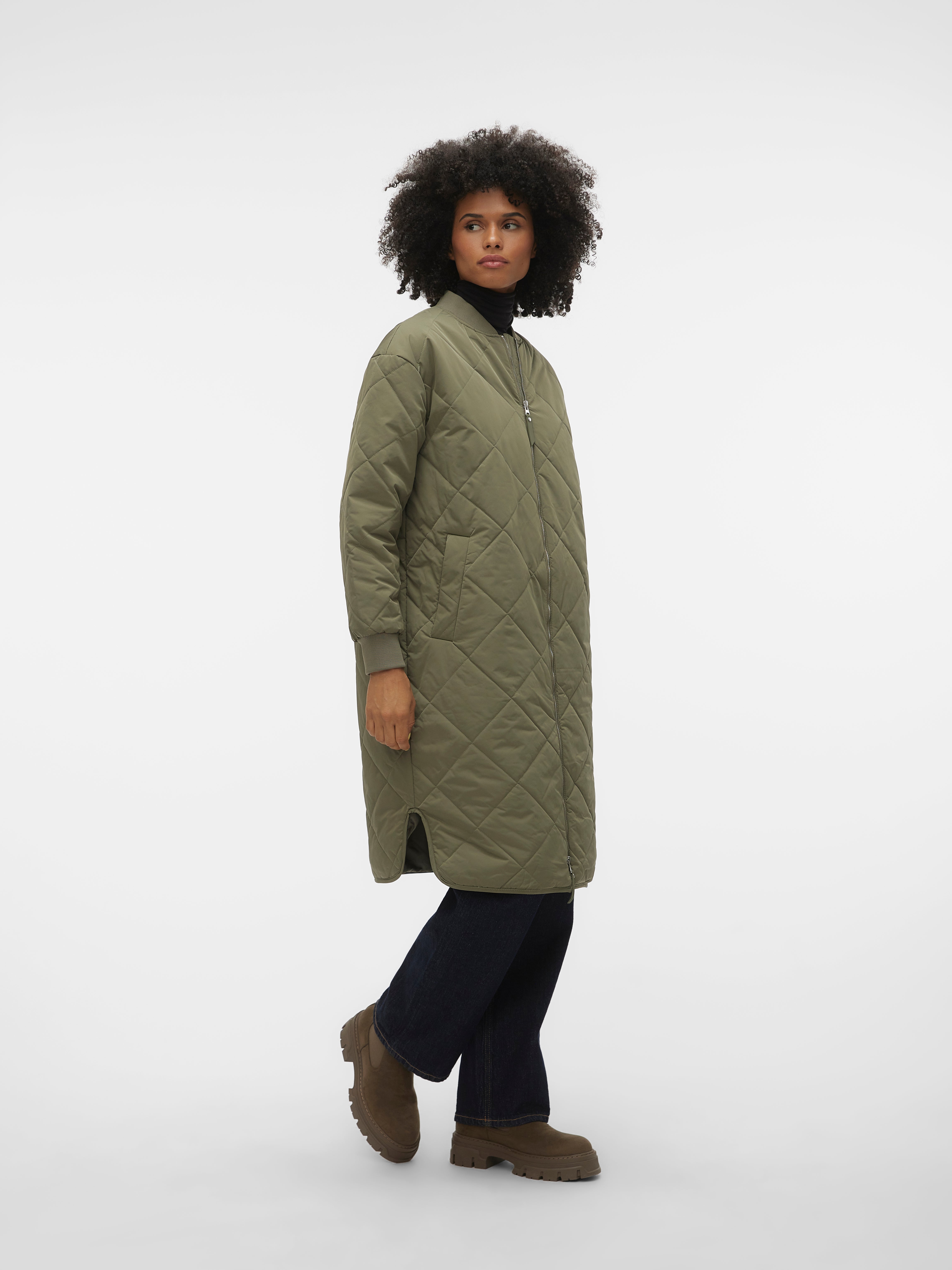 Manteau vert vero moda hot sale