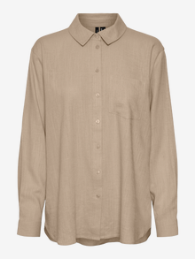 Vero Moda VMELIZABETH Shirt -Humus - 10303832