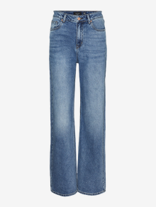 Vero Moda VMTESSA Taille haute Wide Fit Jeans -Medium Blue Denim - 10303839