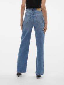 Vero Moda VMTESSA Taille haute Wide Fit Jeans -Medium Blue Denim - 10303839