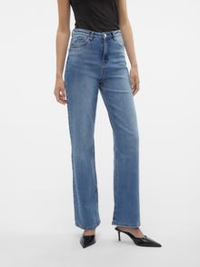 Vero Moda VMTESSA Taille haute Wide Fit Jeans -Medium Blue Denim - 10303839