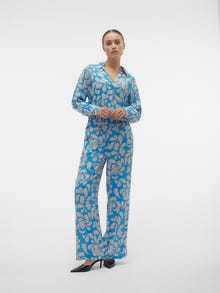 Vero Moda VMMAJA High rise Broek -Ibiza Blue - 10303905