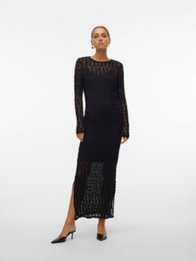 Vero Moda VMIVANIA Lång klänning -Black - 10303908