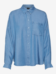 Vero Moda VMNORA Hemd -Medium Blue Denim - 10303923