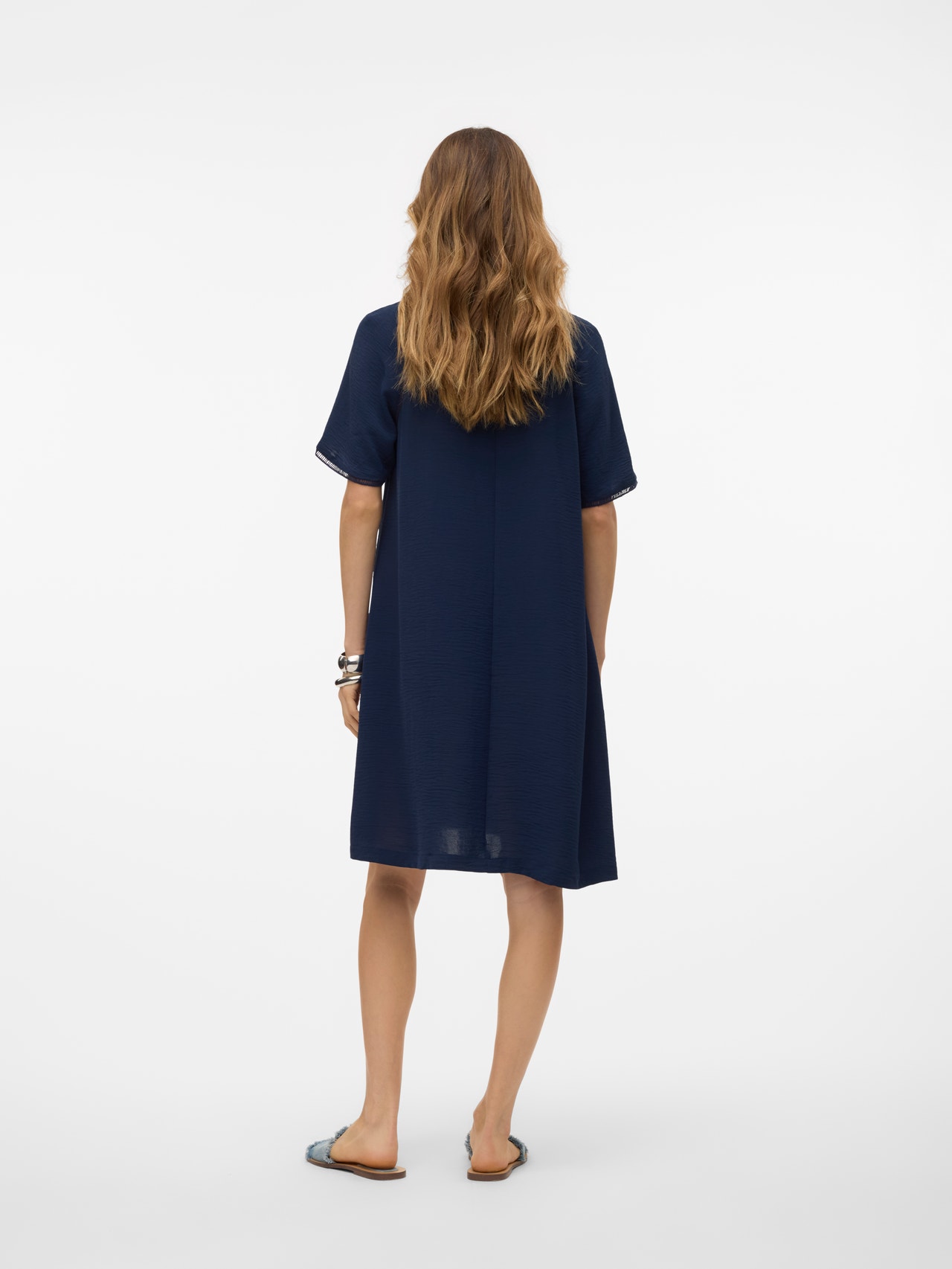 Vero Moda VMALVA Kort kjole -Navy Blazer - 10303929