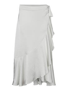 Vero Moda VMHANNA Cintura alta Falda larga -Blanc de Blanc - 10303935