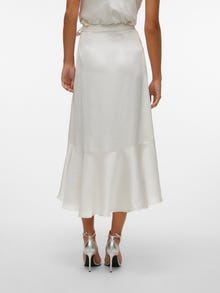 Vero Moda VMHANNA High waist Long Skirt -Blanc de Blanc - 10303935