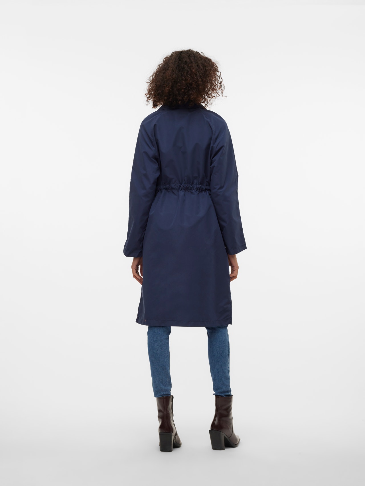 Vero Moda VMCHLOE LONG - Trenchcoat - silver mink/beige Vero Moda VMCHLOE LONG - Trenchcoat - silver mink/beige