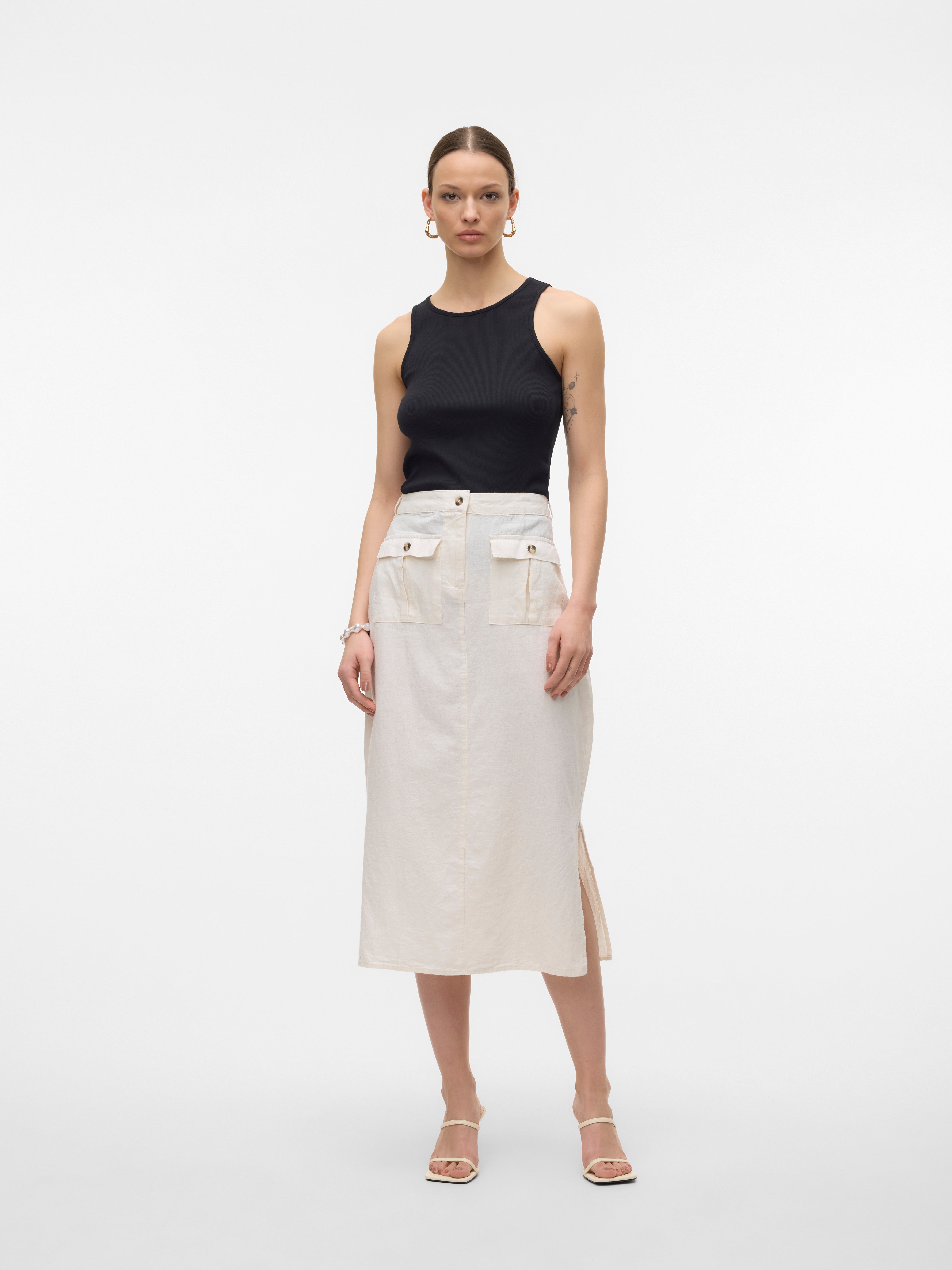 Midi skirt vero moda best sale