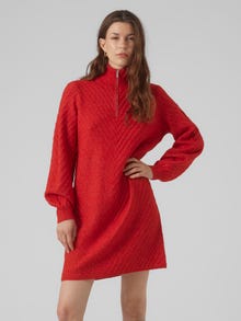 Vero Moda VMANJASTINNA Midi dress -Goji Berry - 10304031