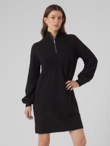 Vero Moda VMANJASTINNA Midi dress -Black - 10304031
