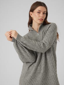 Vero Moda VMANJASTINNA Robe midi -Medium Grey Melange - 10304031