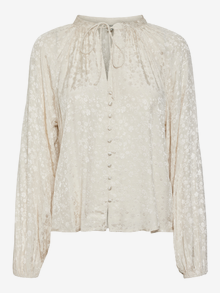 Vero Moda VMINDIONIA Shirt -Oatmeal - 10304039