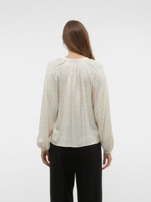 Vero Moda VMINDIONIA Shirt -Oatmeal - 10304039