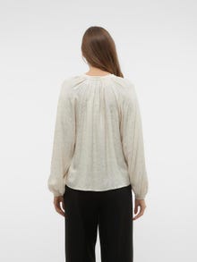 Vero Moda VMINDIONIA Overhemd -Oatmeal - 10304039