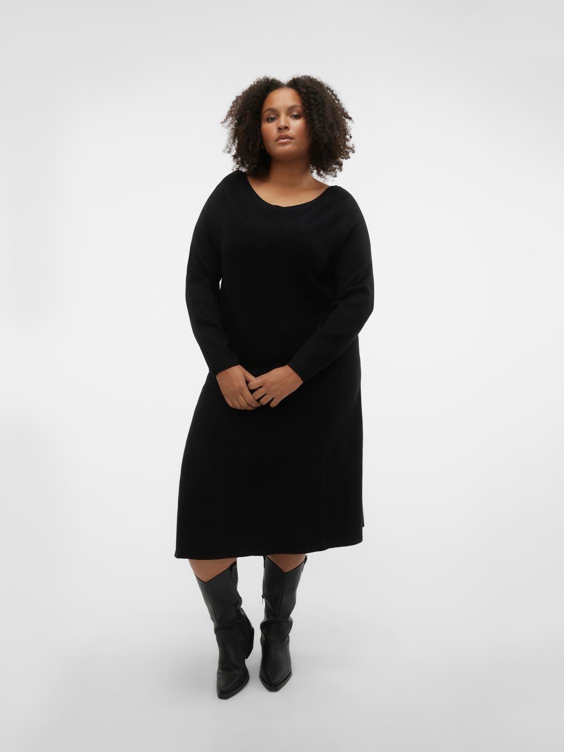 Vero Moda VMCNANCY Kort kjole -Black - 10304098