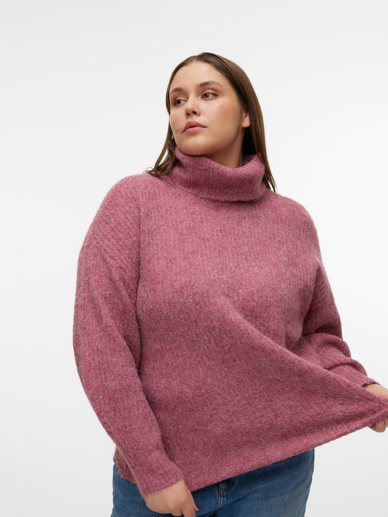 Vero Moda VMCJULIE Sweter -Dry Rose - 10304101