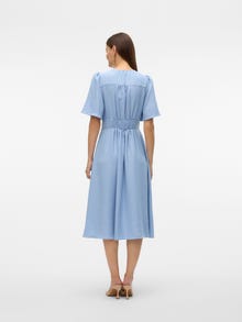 Vero Moda VMMELANEY Midi dress -Chambray Blue - 10304133