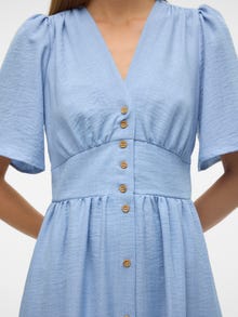 Vero Moda VMMELANEY Midi dress -Chambray Blue - 10304133