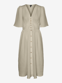 Vero Moda VMMELANEY Midi dress -Overcast - 10304133