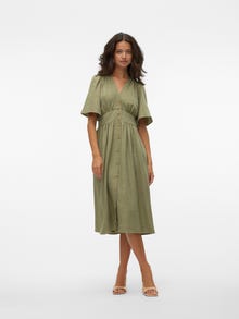 Vero Moda VMMELANEY Vestito midi -Laurel Wreath - 10304133