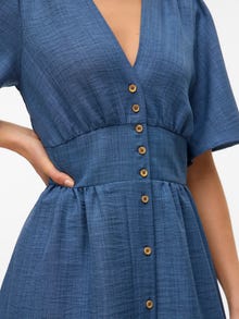 Vero Moda VMMELANEY Midikjole -Dark Denim - 10304133
