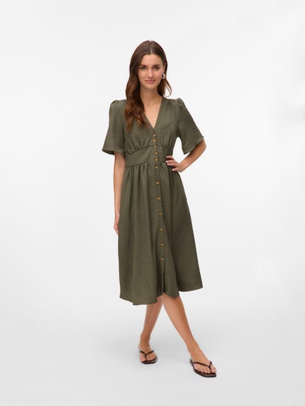 VERO MODA Jurk 'VMJennie' in Black Denim | ABOUT YOU VERO MODA Jurk 'VMJennie' in Black Denim | ABOUT YOU
